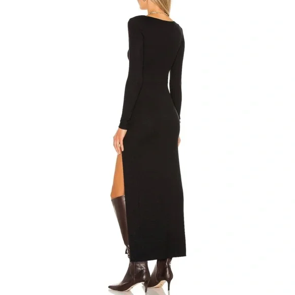 Amazon Alenda Danmos Square Neck Slit Dress - Picture 3 of 3